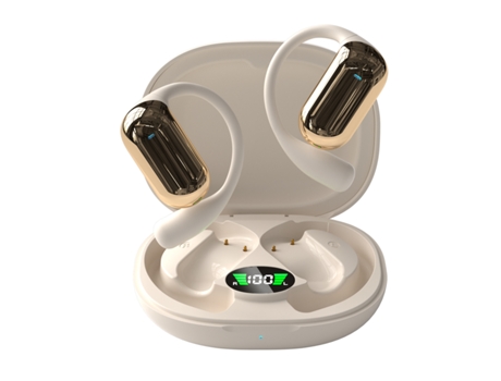 Fones De Ouvido Bluetooth Sem Fio De Gancho Para Orelha, Alta Qualidade Para Corrida E Esportes, Earbuds Com Tela Digital E Bateria De Longa Duração