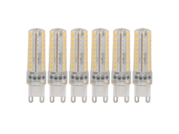 6 lâmpadas LED G9 regulável 3W 270lm 72 LEDs para lâmpada de mesa parede chandelier 220V | S/MARCA