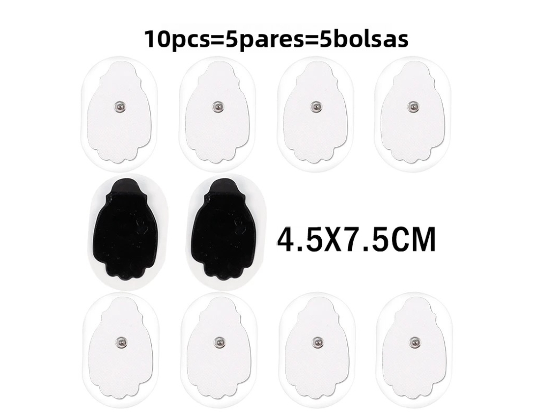 Adesivo de Gel Autoadesivo para Terapia de Massagem por Pulso Tens MDUG (10 Unidades, 4,5 X 7,5 Cm)