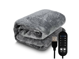 Manta Elétrica Aquecida Usb, Macia E Aconchegante Para O Inverno, Com Temperatura Ajustável E Temporizador, 150x160cm Olysi Shop