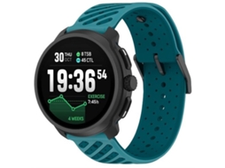 Banda De Relógio 22 Mm Para Suunto Race 2 Com Pintas De Cor - Azul