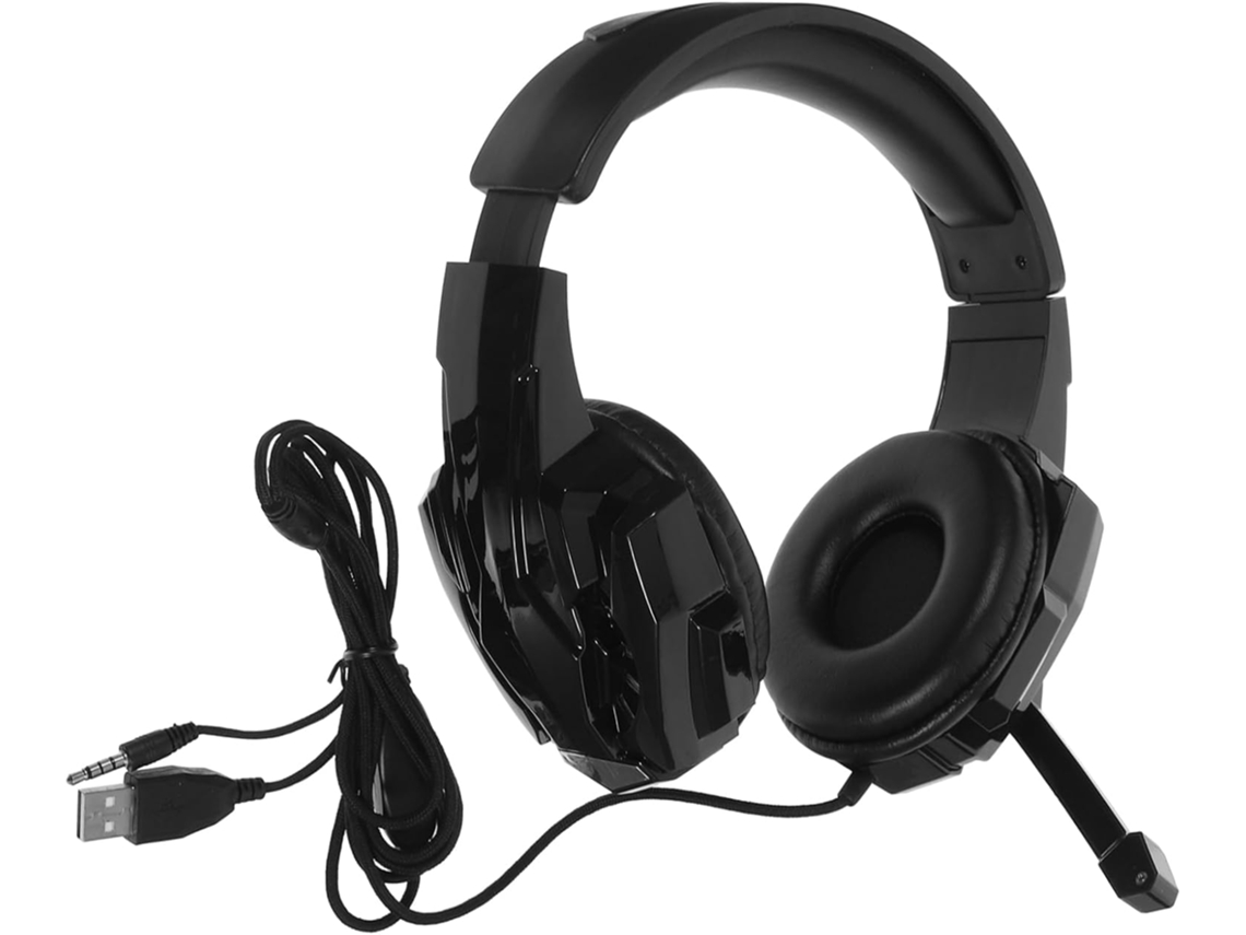Fone De Ouvido Para Jogos I3000, Elegante Fone De Ouvido Com Fio, Microfone E Protetores Auriculares.