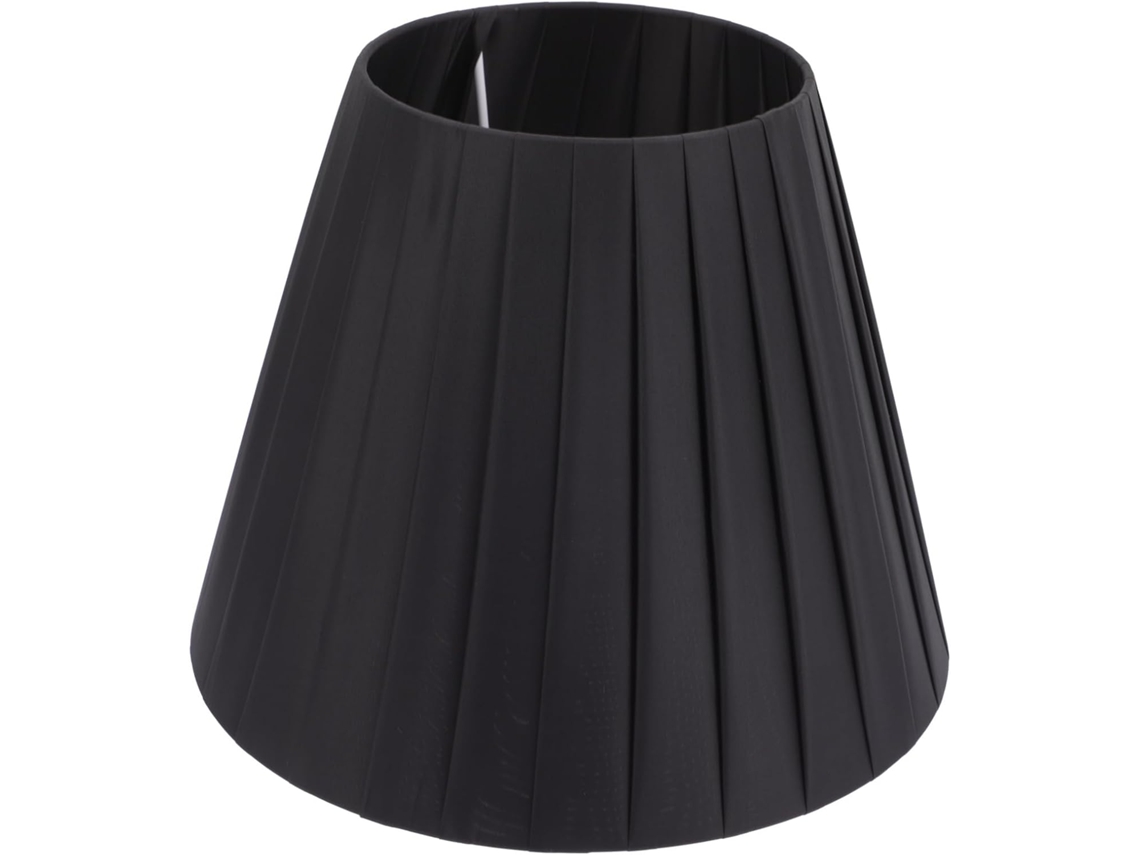 Abajur de Mesa Plissado, Acessório Decorativo, Preto, Luz Suave e Proteção para os Olhos, Fácil de Usar. SFUSHOS