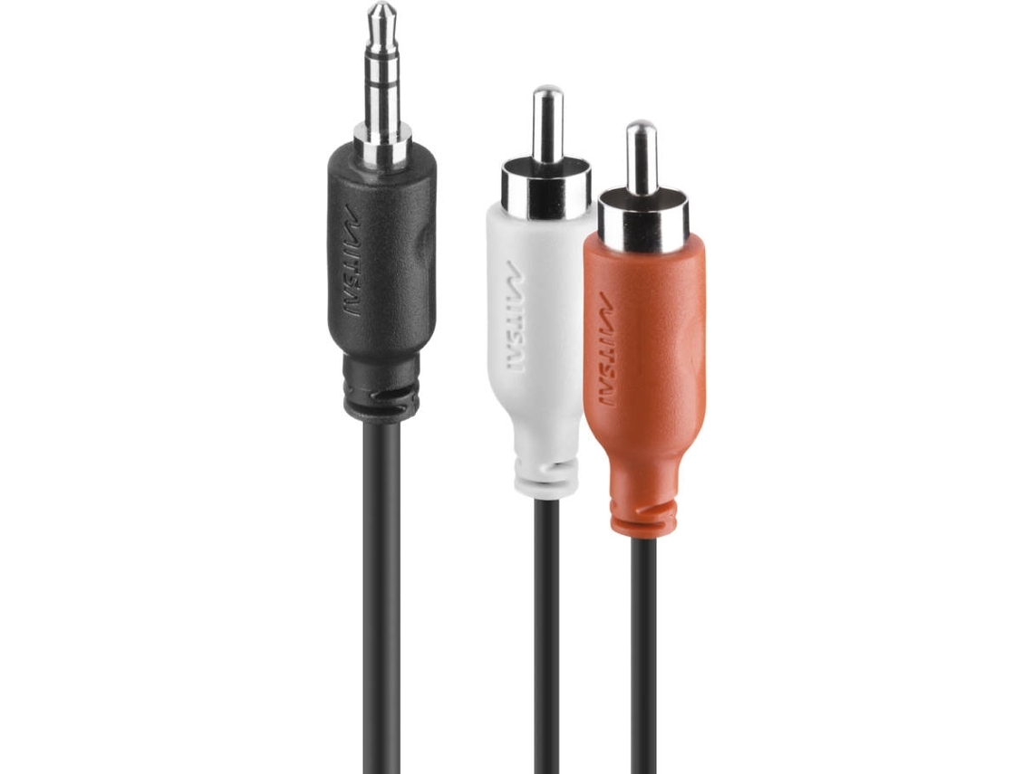 Cabo Audio MITSAI MAUC 3233 (Outlet Caixa Aberta - M-M - RCA - 3.5mm - 1.5 m)