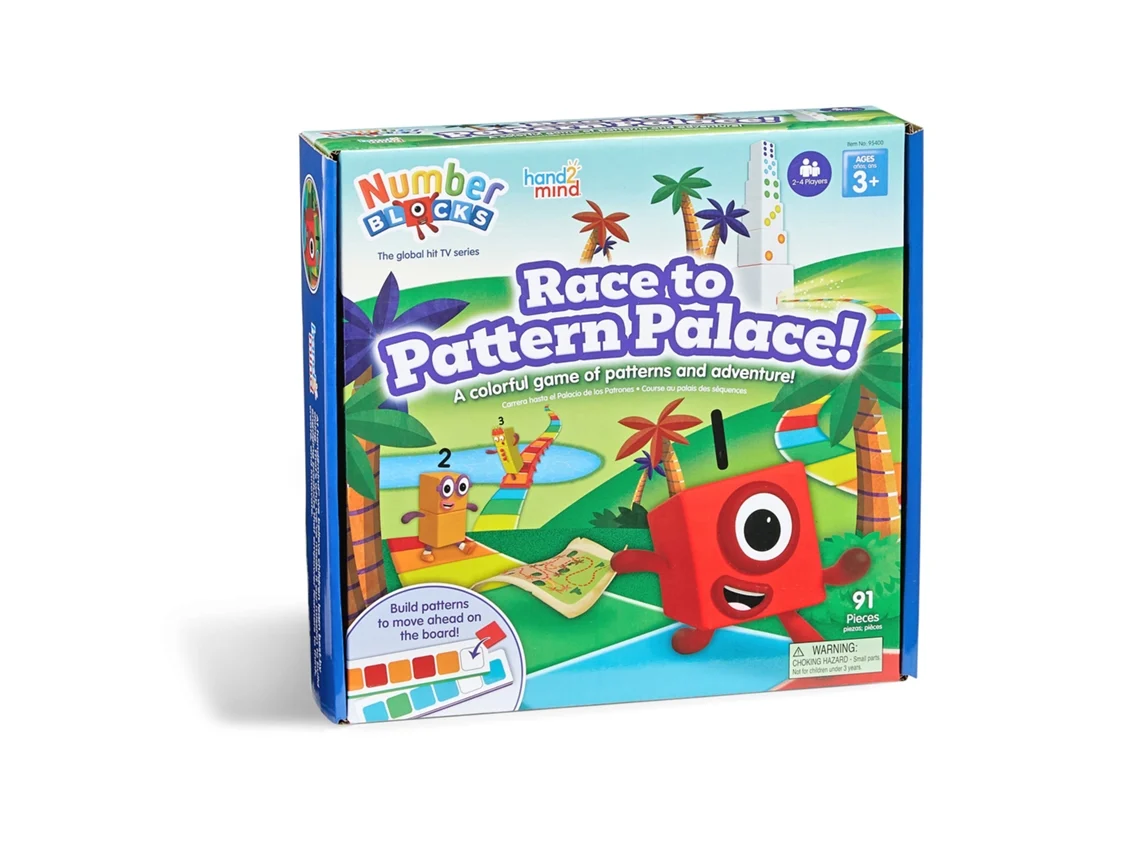 Jogo Educativo Da Learning Resources Numberblocks Corrida Para O Palácio Dos Padrões