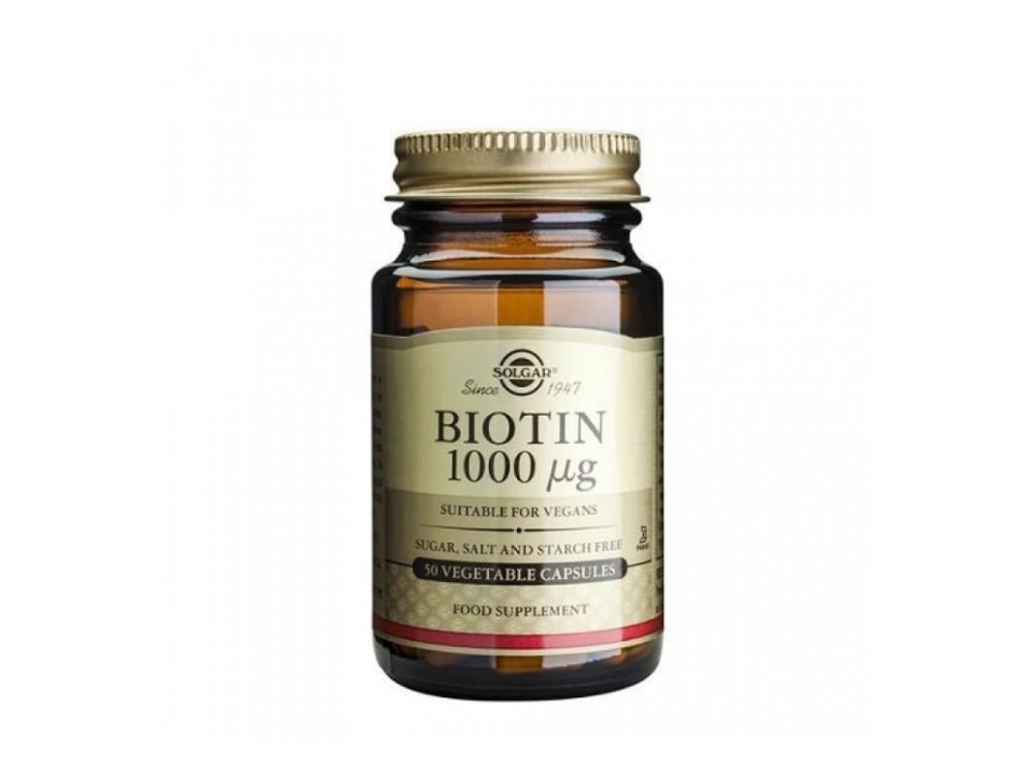 Solgar Biotina 1000 Mcg 50 Cápsulas