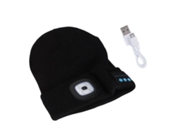 Chapéu de Malha Bluetooth QIILU Sem Fio Fone de Ouvido Bluetooth Chapéu de Lã de Malha Chapéu de Música Inteligente Ao Ar Livre Com