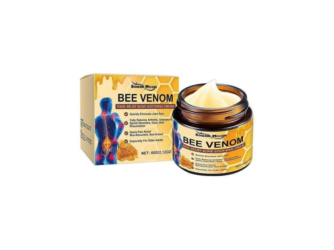 Creme De Venenoso De Abelha Para Articulações 60g Alivia Dor E Rigidez Nas Costas Mãos Joelhos