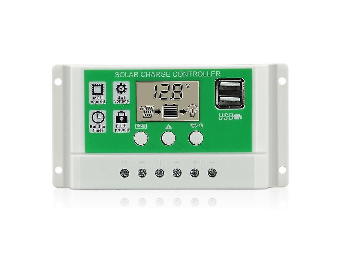 Carregador Solar Com Saída Usb Dupla 12v/24v Rbl 30a Li Olysi Shop
