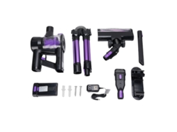 Laxiscreed Aspirador Sem Fio 250w Portátil Com Tubo Dobrável 180° Para Casa Preto-roxo