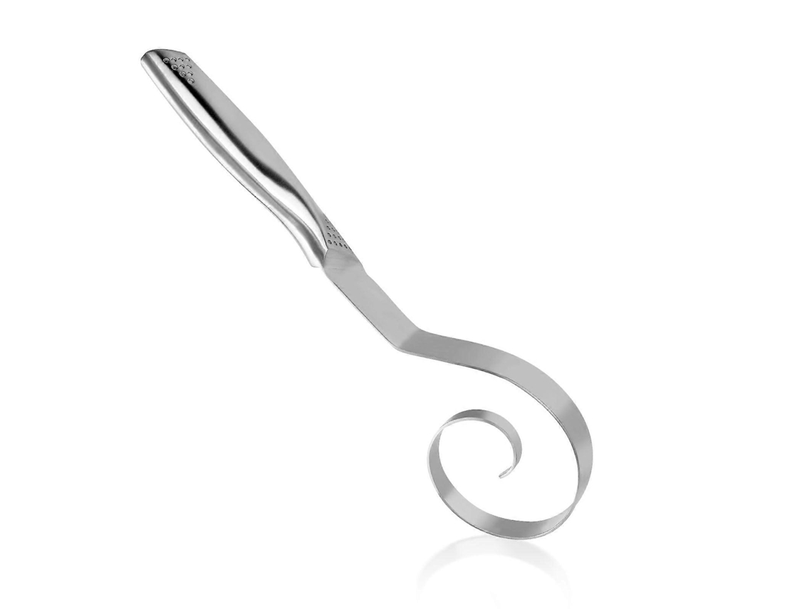 Batedor De Massa Dinamarquês Em Aço Inoxidável, Peça Única E Sem Emendas, Com Cabo Ergonômico Antiderrapante.