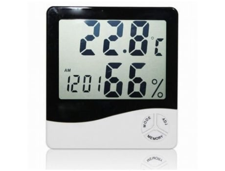 Kingwing® Novo Ecrã Lcd Termómetro Digital De Temperatura E Humidade Medidor Higrómetro Relógio Htc 1