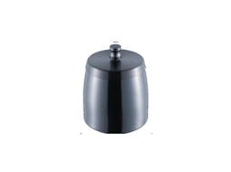 Copo De Cinza Inox Redondo Grande Com Tampa Dourada Para Hotel Casa Carro Office Presente Empresarial Tamanho Pequeno Personalidad Negra (con Portada)