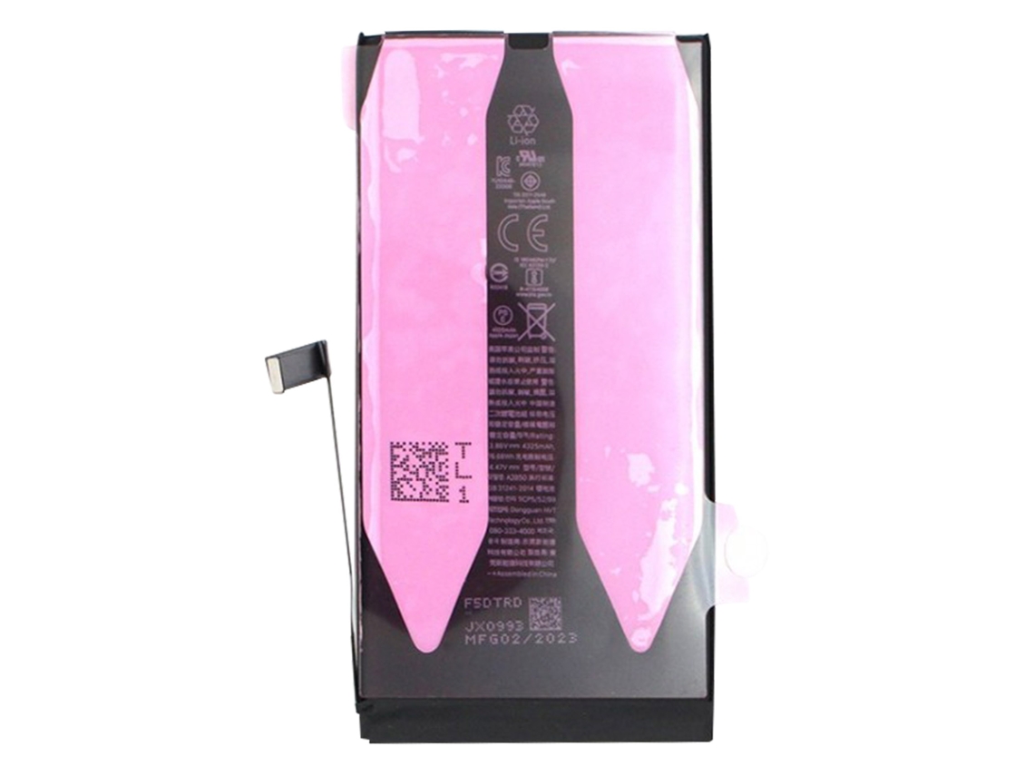 Bateria Interna para Iphone 14 Plus Capacidade 4323Mah Compatível com Adesivos CLAPPIO