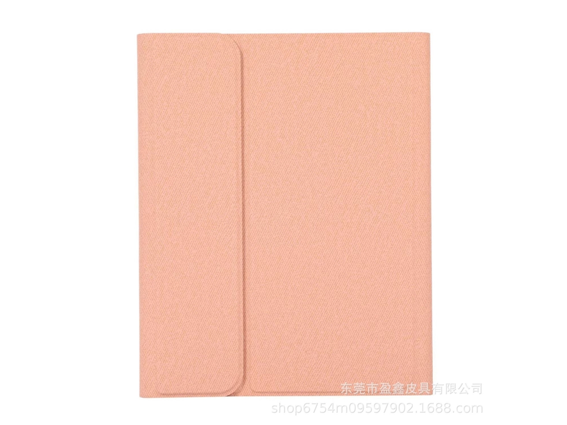 Capa Para Ipad Mini 6 Com Suporte Apple Pencil Na Parte Inferior, Rosa, Proteção Separada Em Sarja, Teclado E Alça Magnética. Tuotuo