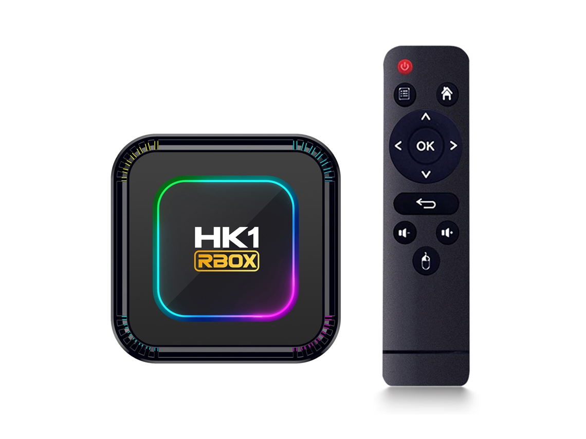 Media Player UHD 4K WiFi6, Android 13, luz RGB EOOCOO