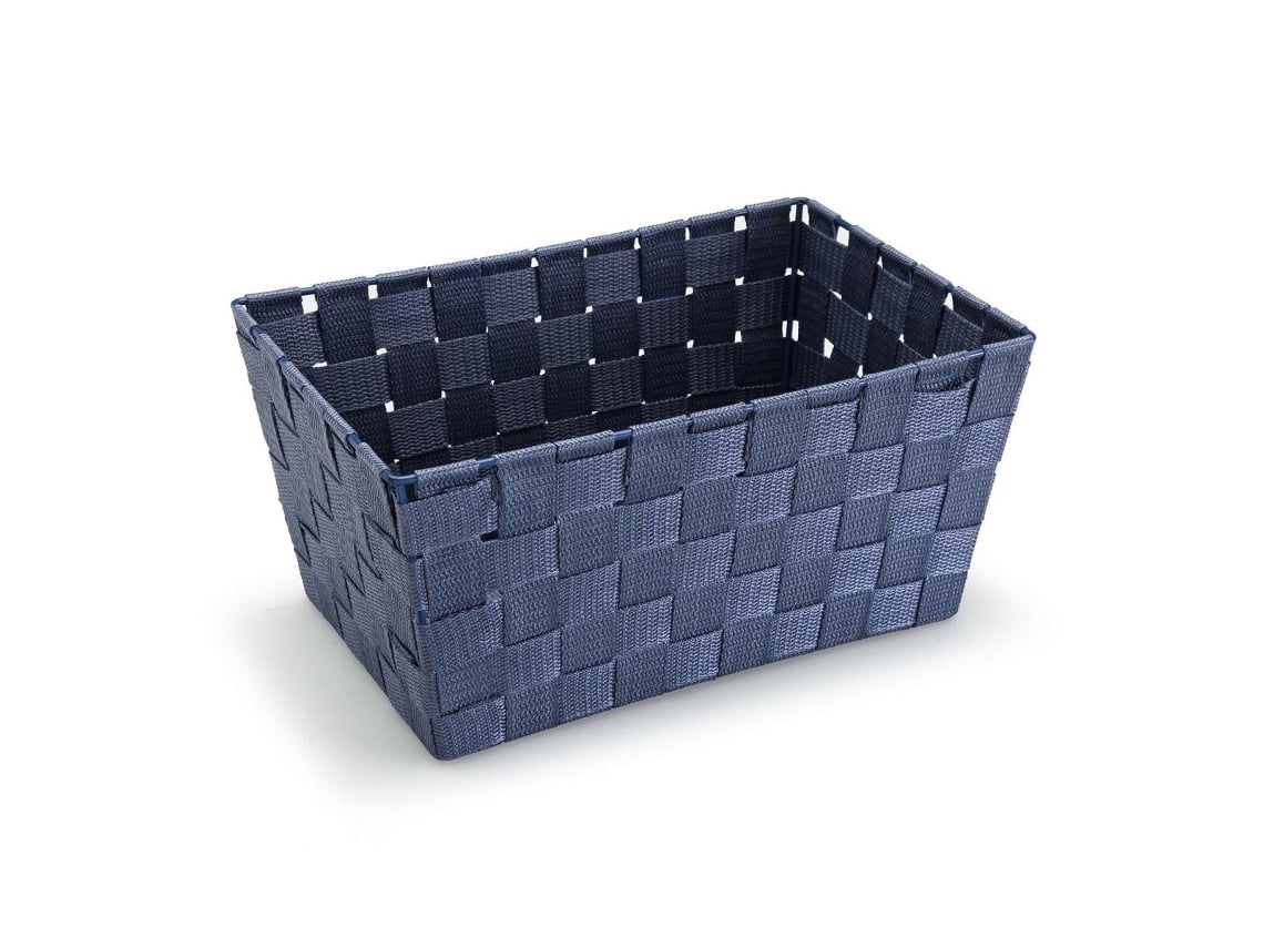 Cabaz VERSA Azul Têxtil 20x15x30 cm