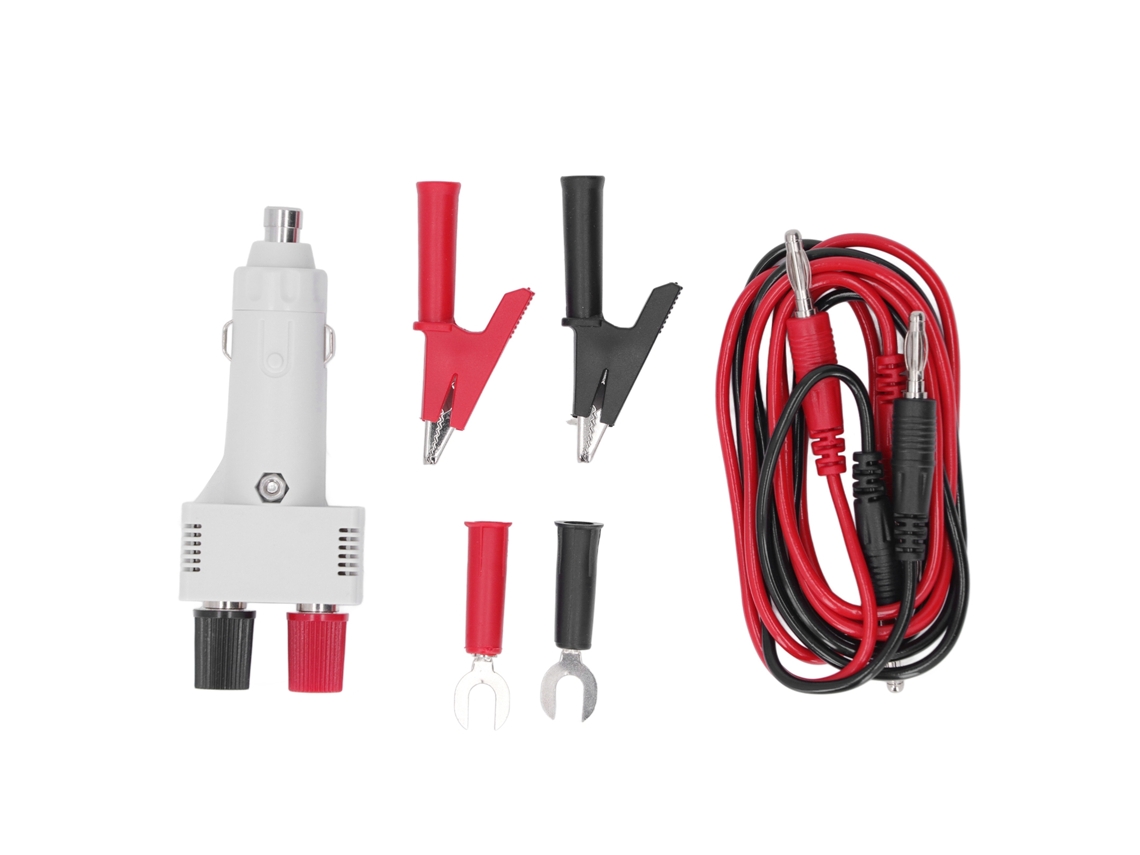 Conjunto de Teste de Plugues com Clips de Crocodilo e Cabos Banana Awg S/MARCA