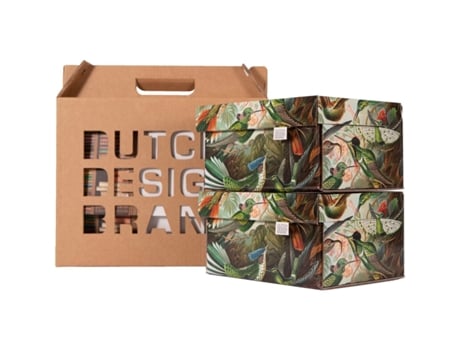 Conjunto de 2 Caixas de Arrumação em Cartão DUTCH DESIGN BRAND