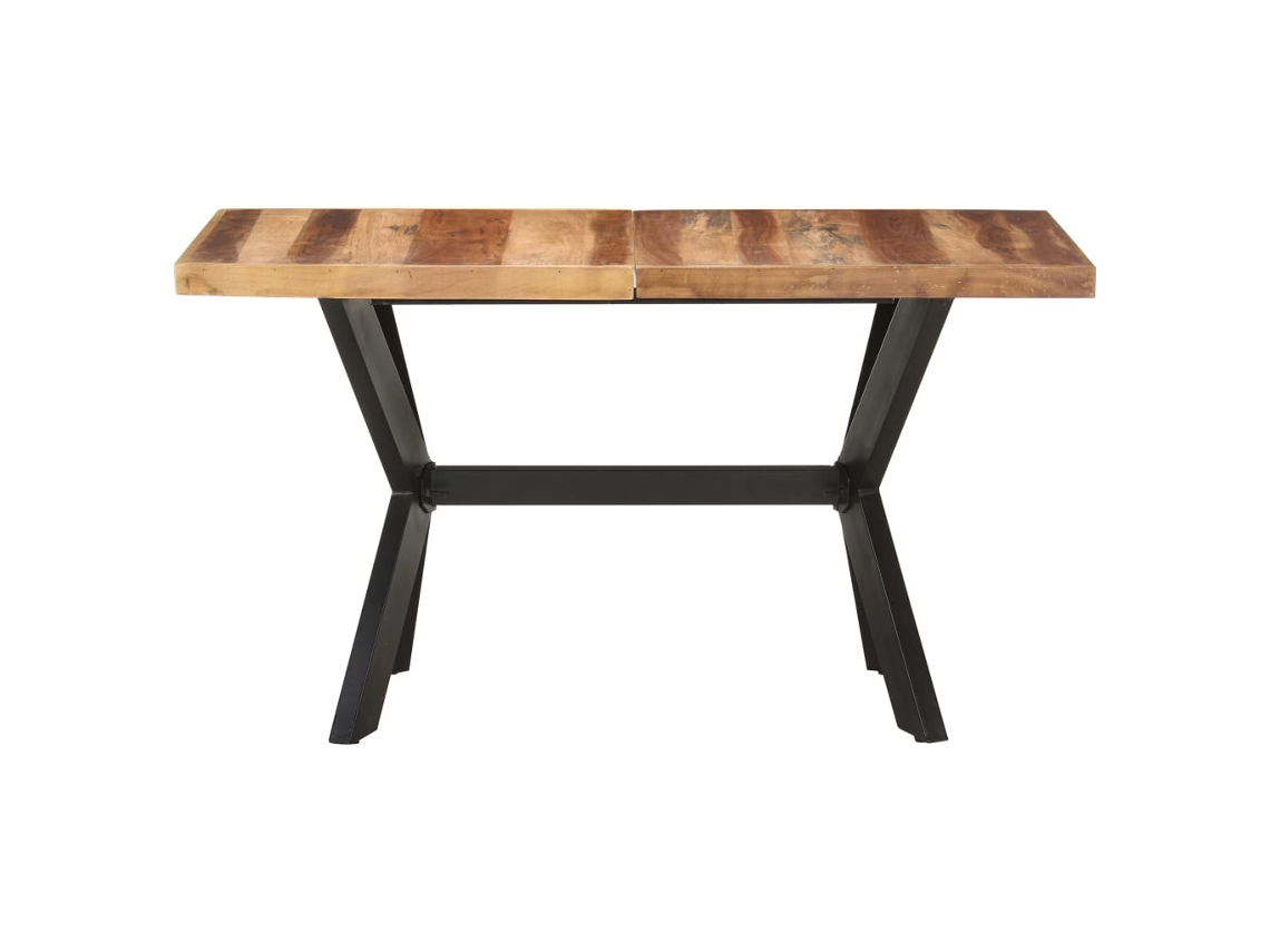 Mesa de Jantar 140x70x75 Cm Madeira Maciça com Acabamento a Mel MAISON EXCLUSIVE
