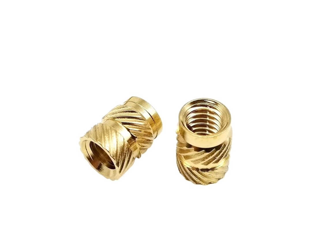 Porca De Inserção Cobre E Latão M2 M2.5 M3 M4 M5 M6 M8 M10 Para