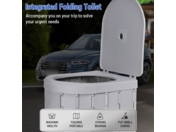 Toalete Portátil para Camping e Viagens com Odor proof