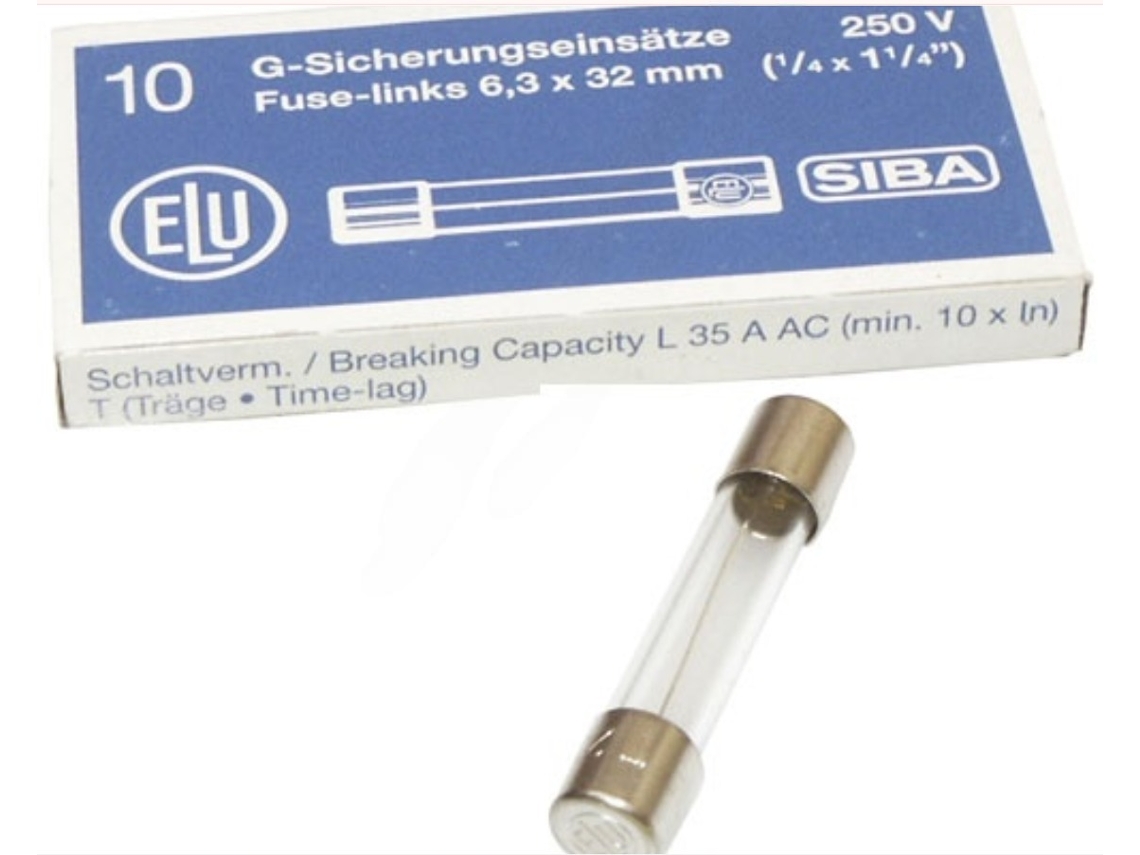 Fusível Lento 20a-t 6x30mm Para Micro-ondas Compatível 7463661