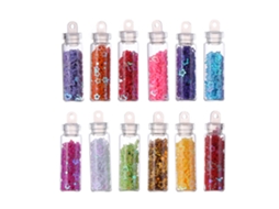 Mistura De Cores Decoração Glitter Adesivos Diy Strass E Lantejoulas Para Unhas 7