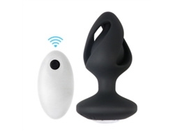 Vibrador Anal De Controle Remoto Com 10 Modos De Vibrao Para Adultos (preto)