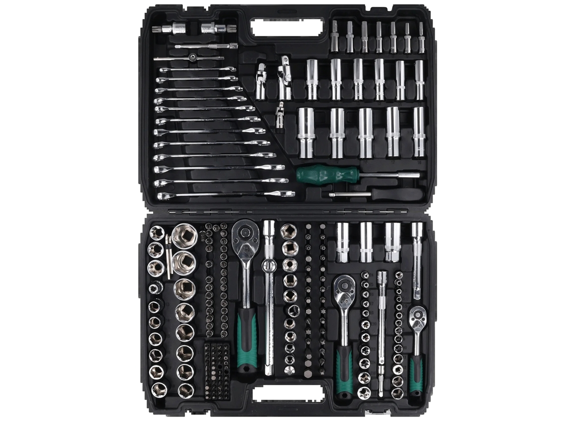 Conjunto De Chaves De Catraca, 216 Peças, Design Ergonômico, 216 Pcs