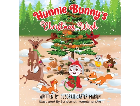 Livro Hunnie Bunnys Christmas Wish de Deborah Carter Martin (Inglês)