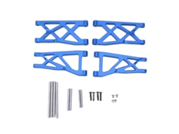 Conjunto De Braços De Suspensão Dianteiro E Traseiro De Alumínio Resistente Para Arrma Senton 1/10 Azul