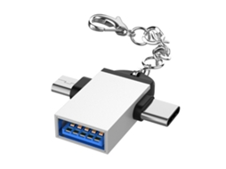 Conversor Otg EOOCOO (usb 3.0 para Micro Usb e Função 2 em 1)