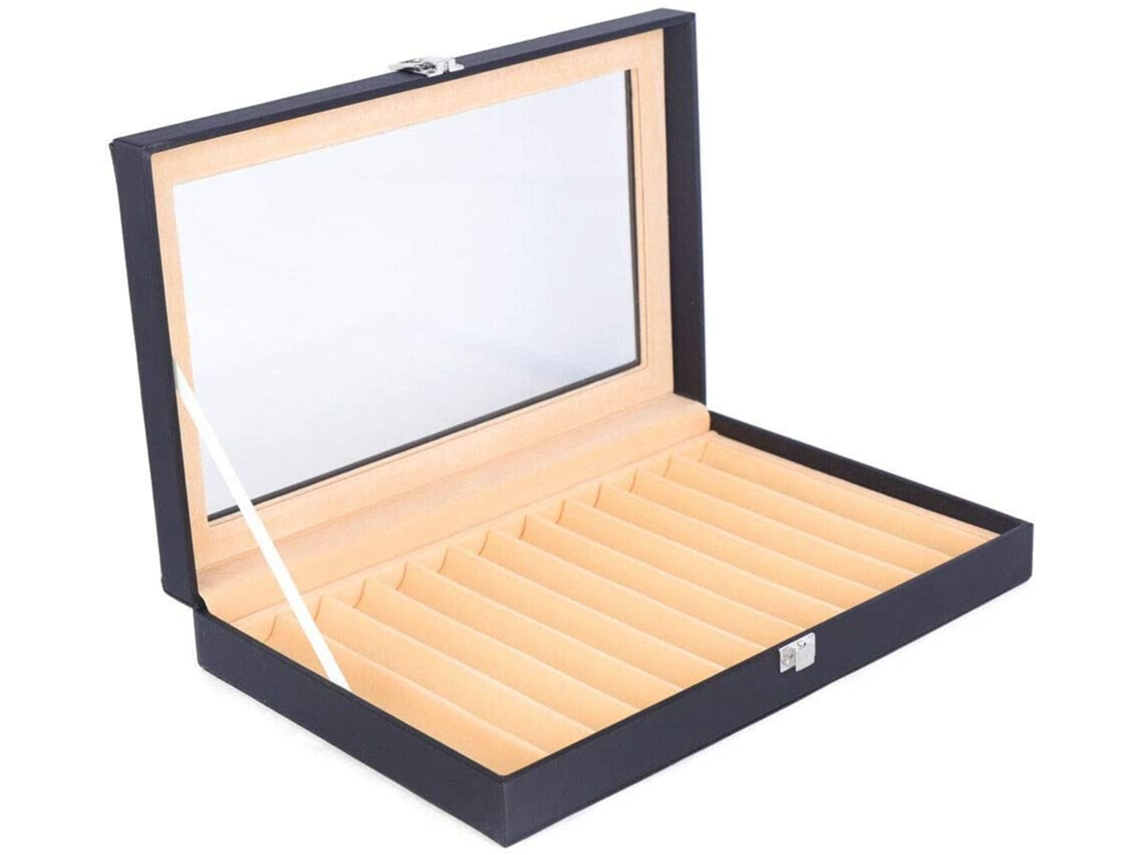 Estojo para Lápis com 12 Compartimentos, Ideal para Guardar Lápis e Outros Itens. Perfeito para Presente BRILVIBERA