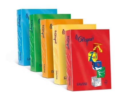 Papel FAVINI Le Cirque para impressora jato de tinta A3 297X420 Mm 250 folhas vermelho