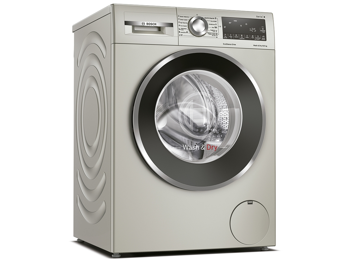 Máquina de Lavar e Secar e Roupa BOSCH WNA1441XES (6/9 kg - 1400 - Inox)
