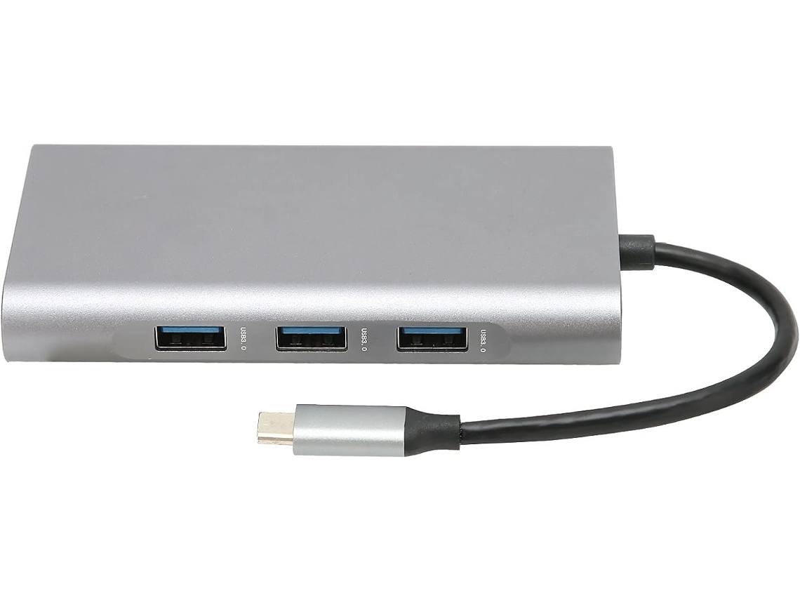 Hub De Acoplamento Usb-c 10 Em 1, Dock Expansão Tipo C Com Interface