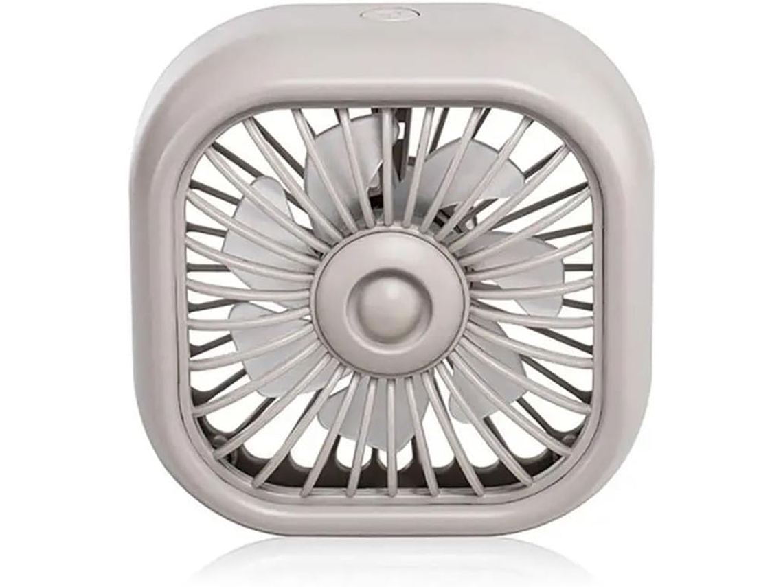 Ventilador Com Gradiente De Cores Automático – Carregamento Usb, Conecta Se À Saída De Ar