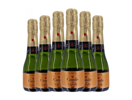 Espumante CONDE DE CARALT Brut Cava Garrafa Pequena (0.2 L - 6 Unidades)