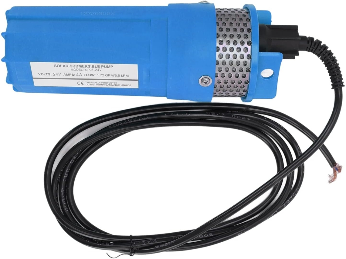 Bomba Submersível 24 230 V Cc, Desconexão Rápida Para Poços Profundos.
