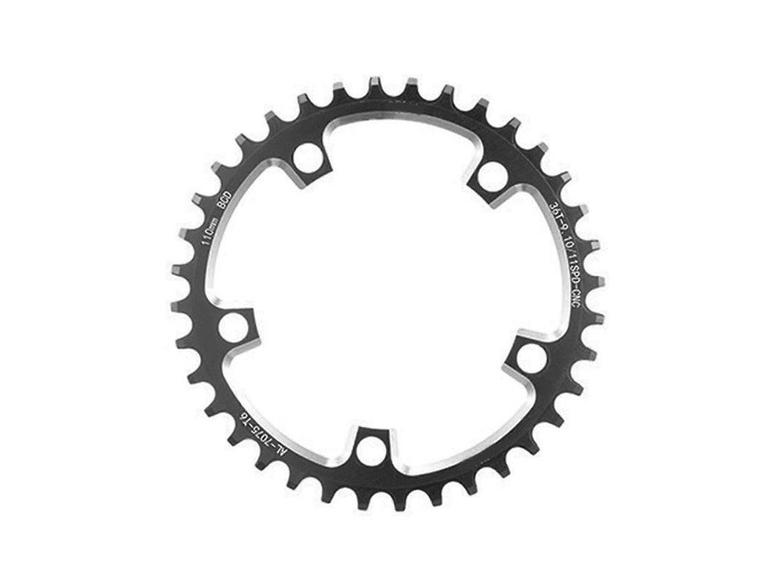 YURU engrenagem de bicicleta de montanha com 5 parafusos BCD 110/130, montagem direta, preta