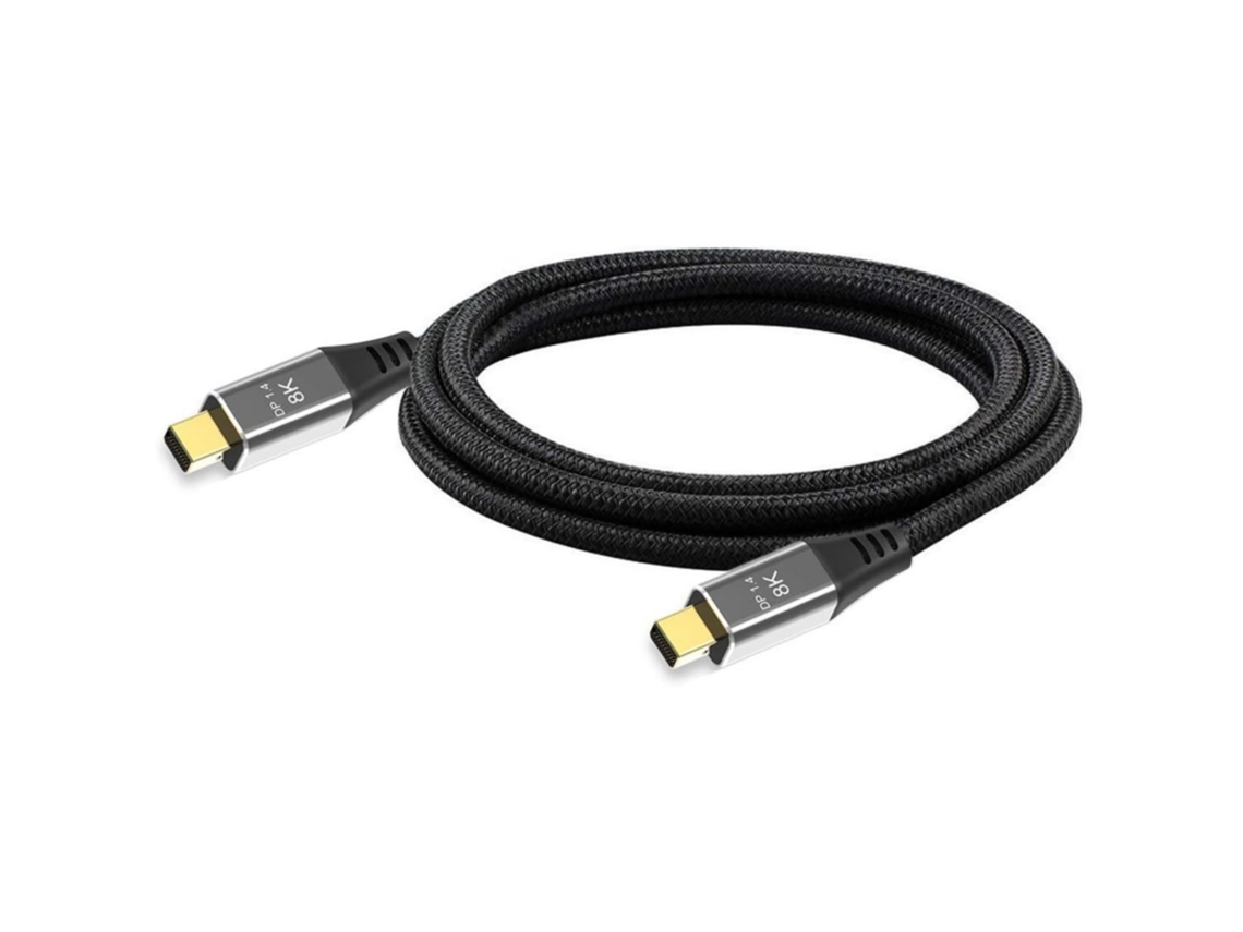 Cabo Mini Dp 1.4 8k60hz 32.4gbps, hbr3 Hdr, 4k240hz, para Monitor e Portátil 3m HEXINYIGJLY