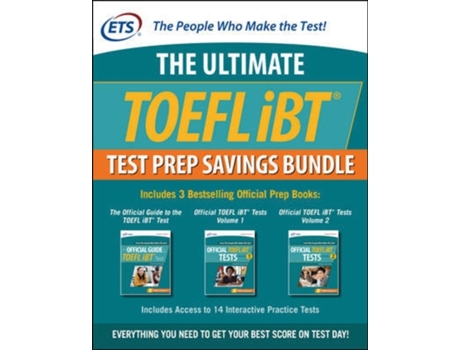 Livro official toefl ibt tests savings bundle, second edition de educational testing service (inglês)
