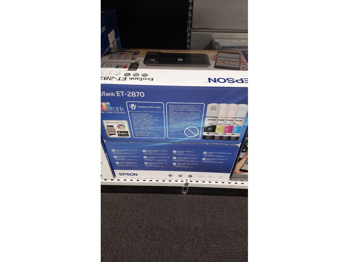 Impressora Multifunções EPSON Ecotank ET-2870 A4 (Outlet Caixa Aberta)