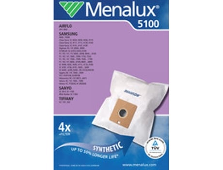 Saco de Aspirador MENALUX 5100 (4 unidades)