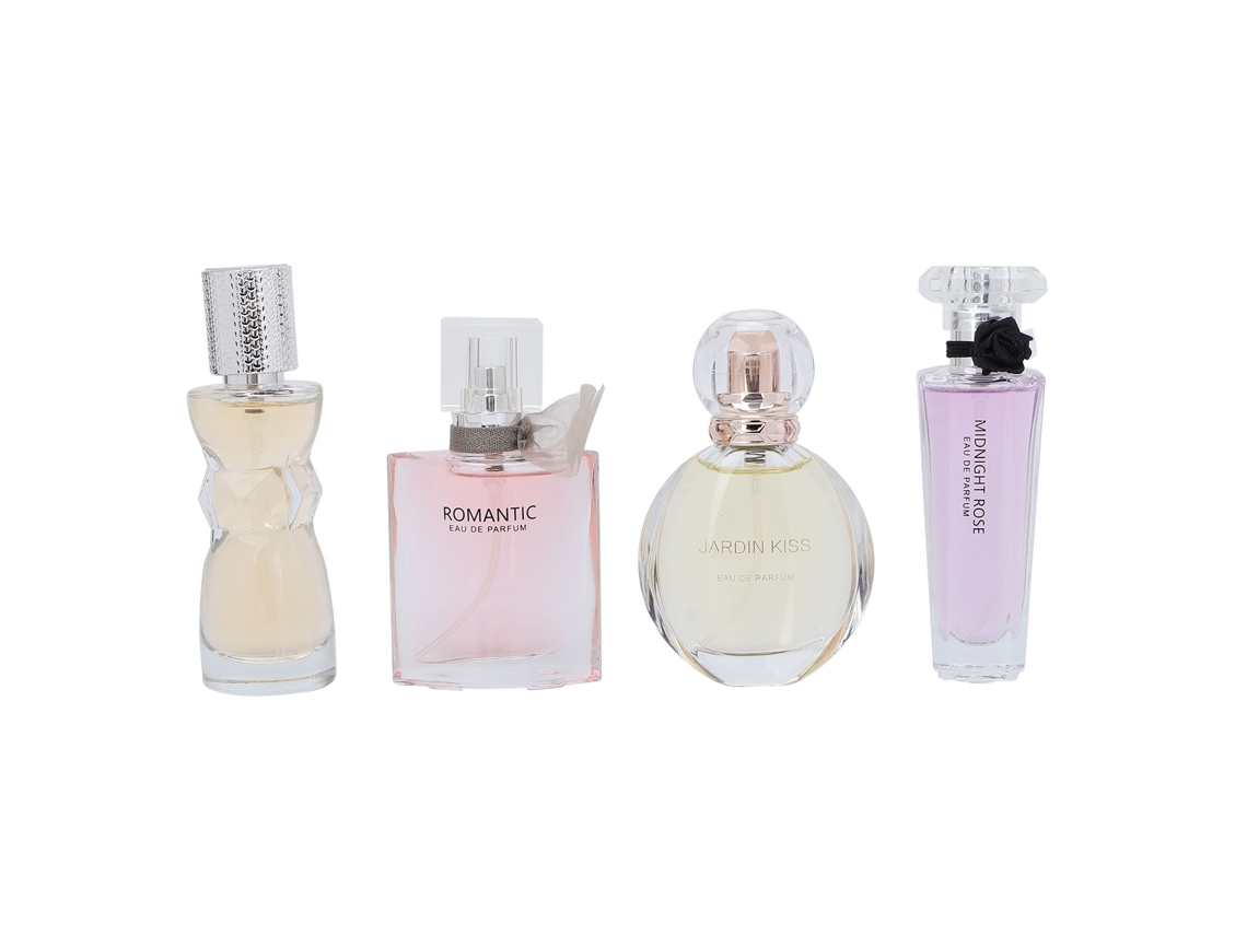 4 Unidades De Perfumes Para Mujer Floral Frutal Elegante Clásico Calmante Y De Larga Duración Con Aroma Exquisito