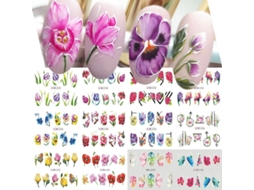 Adesivos de Unhas com Tema Oceânico, Decorações de Unhas para o Verão. MDUG