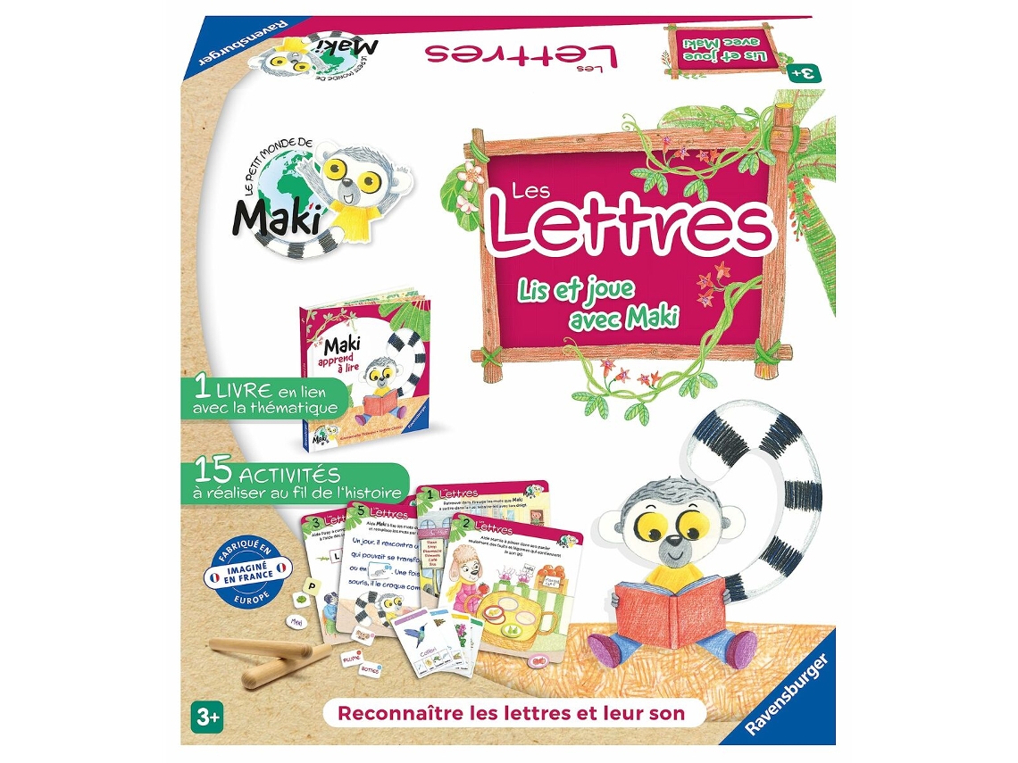 Jogo Educativo RAVENSBURGER Les Lettres