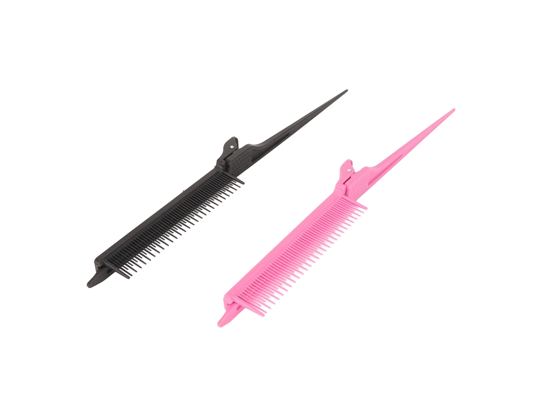 2026 peine de Cola com Clip Dentes Arredondados Ergonômico Antiderrapante Leve para Cabelo em Casa e Salão