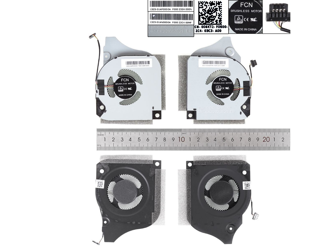 Ventilador para Notebook Dell G7 7790 G5 5590 7590 P82f 12v Lr Org Compativel